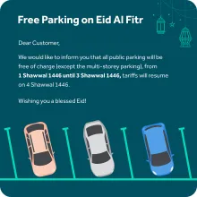 Wishing you a blessed Eid Al Fitr!